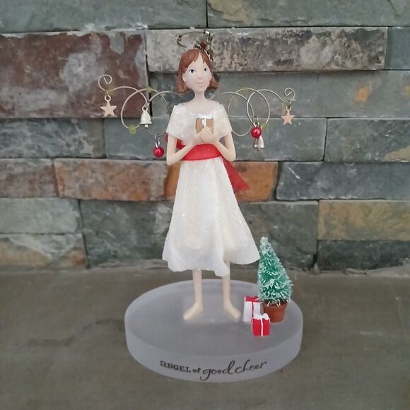 Down to Earth Angel Hallmark Figurine Angel of Good Cheer NEW Open Box Gift Idea - Picture 3 of 12